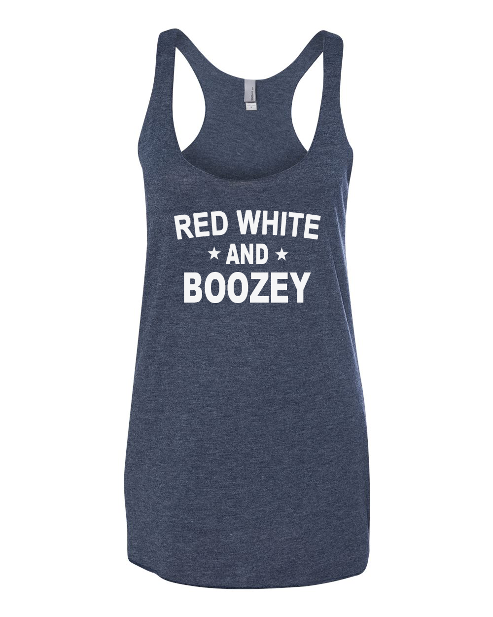 Red White and Boozey Tank Top - Vintage Navy